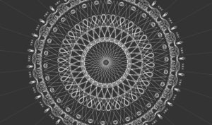 Computer generated mandala